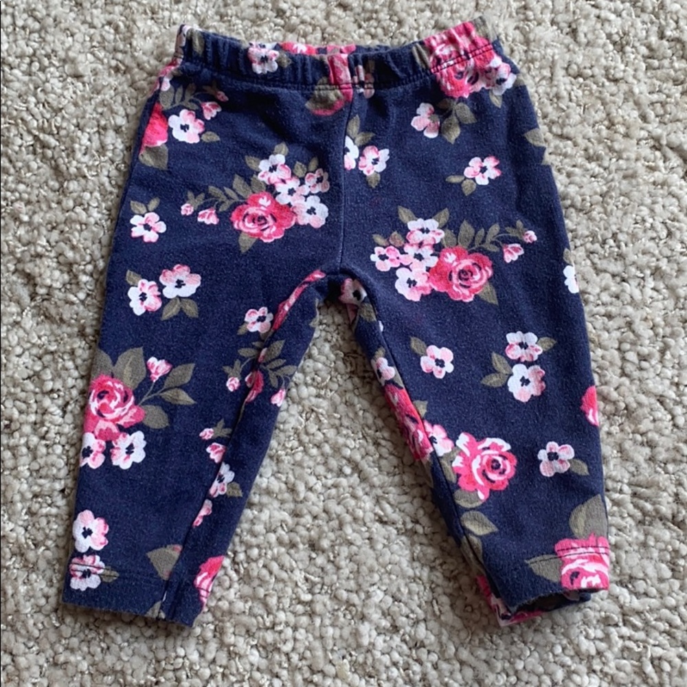 Floral 6m Carters leggings